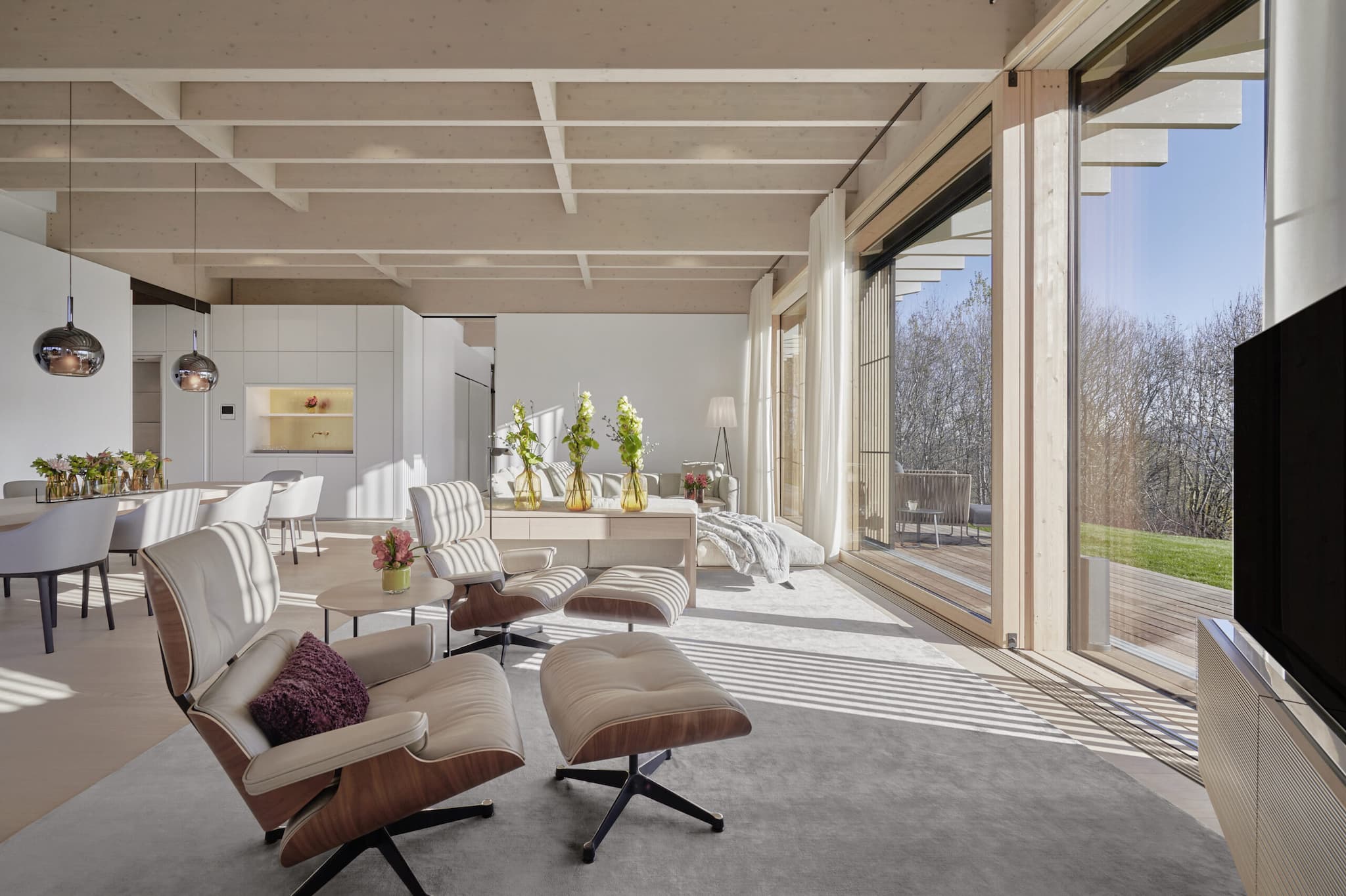 Pavillon Suite Lounge im Lanserhof Tegernsee