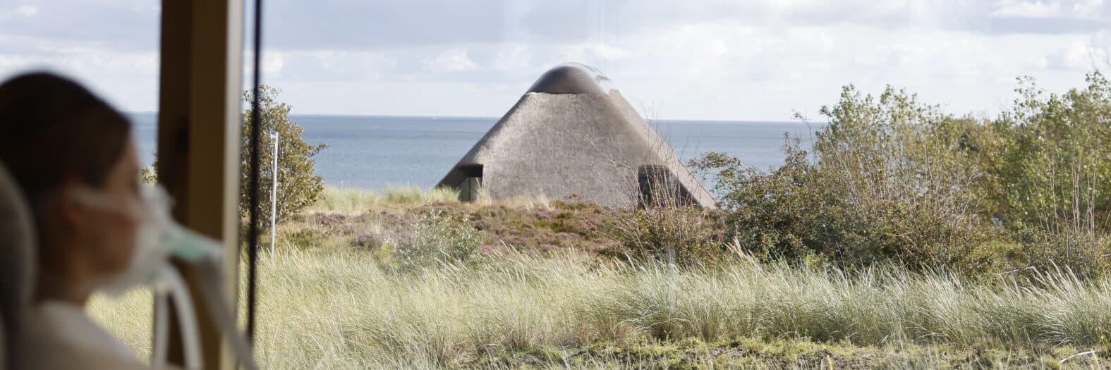 Frau bei Atembehandlung im Lanserhof Sylt