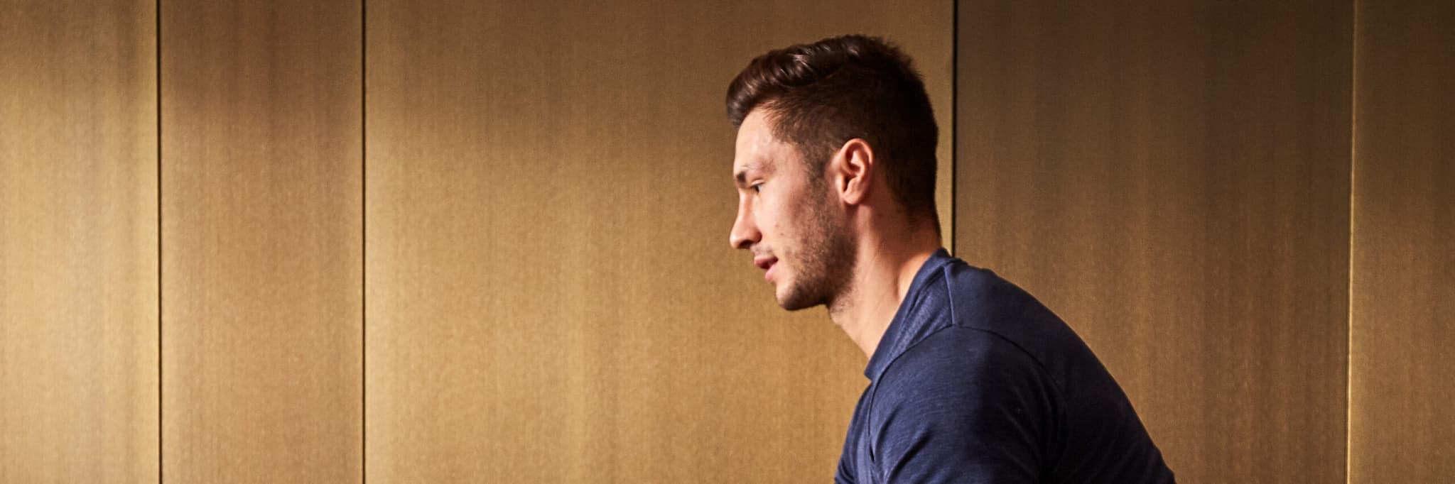 Mann beim Training im Lanserhof